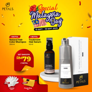 (SPECIAL MALAYSIA DAY) Set Smooth – 1 bottle Hair Color Shampoo + 1 Hair Serum