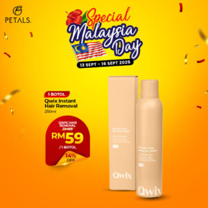 (SPECIAL MALAYSIA DAY) Qwix Hair Removal Spray