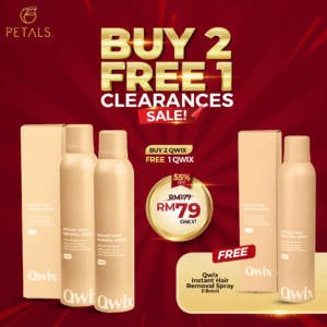 (CLEARANCES SALE) Qwix Hair Removal Spray