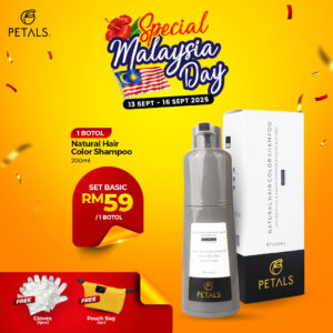 (SPECIAL MALAYSIA DAY) Set Basic – 1 bottle Hair Color Shampoo