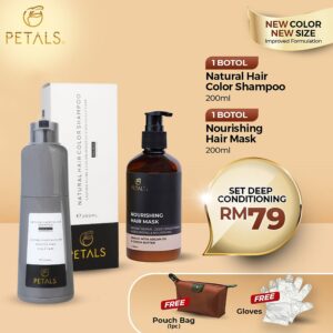 (NEW) SET DEEP CONDITIONING – 1 bottle Hair Color Shampoo 200ml + 1 Hair Mask 200ml