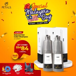 (SPECIAL MALAYSIA DAY) Set Combo – 2 bottle Hair Color Shampoo