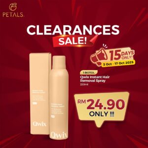 (CLEARANCES SALE) Qwix Hair Removal Spray