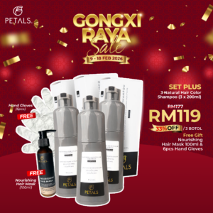 (GONGXI RAYA SALE) Set Plus – 3 bottle Hair Color Shampoo
