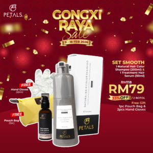(GONGXI RAYA SALE) Set Smooth – 1 bottle Hair Color Shampoo + 1 Hair Serum 50ml