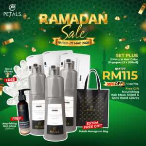 (RAMADAN SALE) Set Plus – 3 bottle Hair Color Shampoo