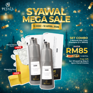 (SYAWAL MEGA SALE) Set Combo – 2 bottle Hair Color Shampoo